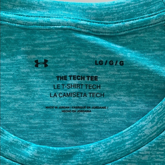 Under Armour Men's Teal Short Sleeve Tee - Picture 2 of 5